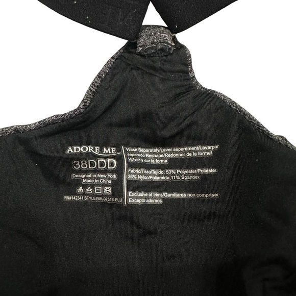 Adore Me gray bra 38DDD - Picture 4 of 6